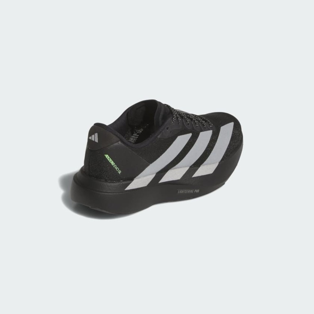 Big Kids Size 6.5 - adidas adiZero Evo SL Black Silver Running Shoes KK3653 NEW - Picture 6 of 11